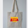 Budget Calico Tote Bag Thumbnail