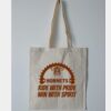Budget Calico Tote Bag Thumbnail